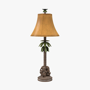 Table Lamp Monkey Palm 3D