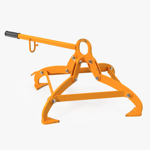 Semi Automatic Vertical Drum Lifting Tongs 3D