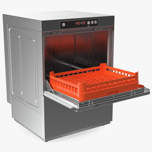 3D Commercial Dishwasher