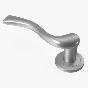 Steel Classic Style Door Handles 3D