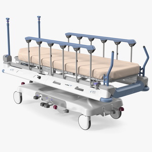 3D Emergency Transport Bed model