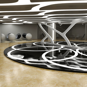 3D model Futuristic Conference Room Interior