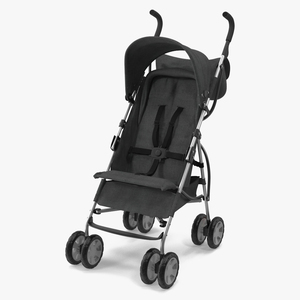 Lightweight Compact Baby Stroller With Bag 3D