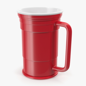 3D model Reusable Plastic Beer Mug