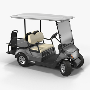 Yamaha The Drive2 PTV 2020 Golf Car Rigged 3D