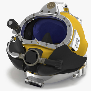 3D model Kirby Morgan 57 Commercial Diving Helmet