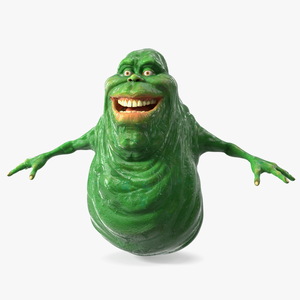 3D Ghostbusters Character Slimer T-pose