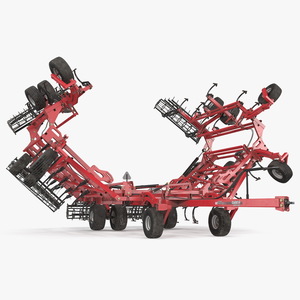 3D CASE Tiger-Mate 255 Field Cultivator Rigged model