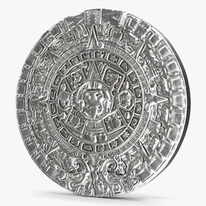 3D model Maya Calendar Silver