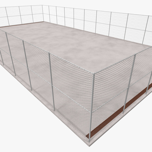 3D Outdoor Court model