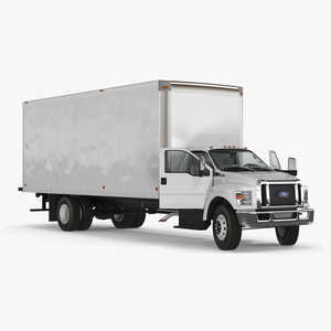 Ford F-650 Supertrack Cargo Rigged 3D model