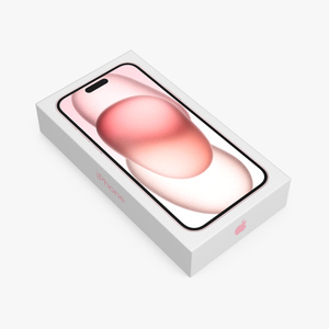 3D Apple iPhone 15 Pink Retail Box