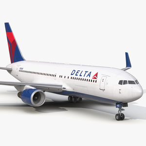 Boeing 767 200ER Delta Air Lines 3D