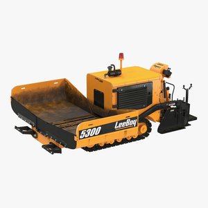 3D model Asphalt Paver LeeBoy 5300