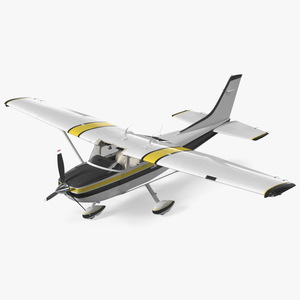 Four Seat Light Utility Aircraft 3D