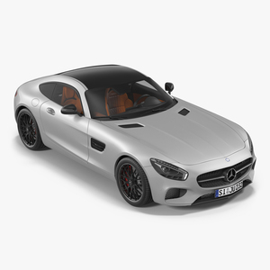 3D Mercedes Benz AMG GT 2016 Simple Interior