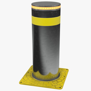 Automatic Retractable Bollard 3D model