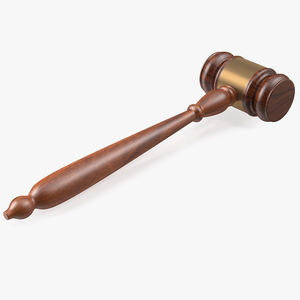 3D Judge Gavel