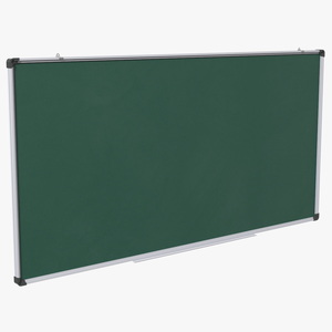 School chalkboard 3D