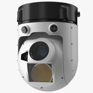 Gyro Stabilized Multisensor Surveillance System 3D