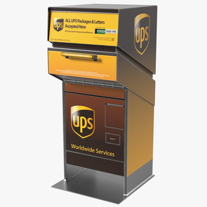 3D model UPS Package Drop Box