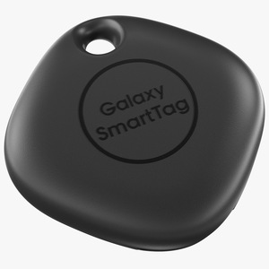 3D Samsung Galaxy Smart Tag Bluetooth Tracker Black model