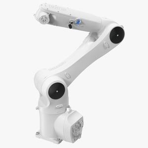 3D model Kuka Robot KR 10 R1100 White Rigged