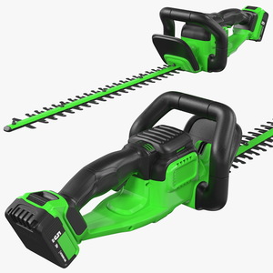 3D Cordless Electric Hedge Trimmer with 20V Battery model