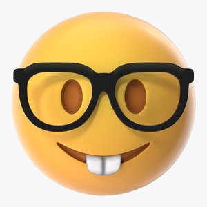 3D model Nerd Face Emoji