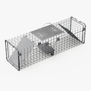 3D Two Door Catch and Release Animal Trap model