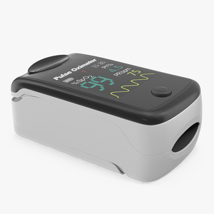 Professional Fingertip Pulse Oximeter 3D