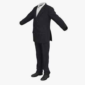 3D Men Business Tuxedo Suits Costume model