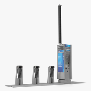 Citi Bike Pay Station Empty 3D