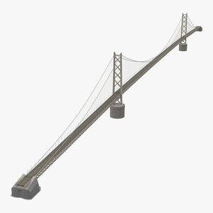 Akashi Kaiky Bridge 3D model