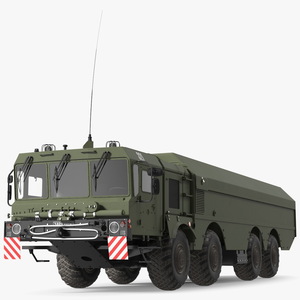 3D 300P Bastion-P Mobile Defence Missile System Rigged