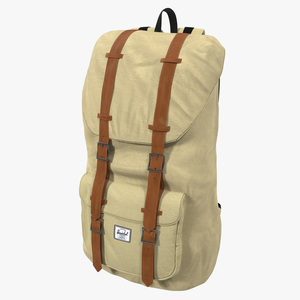 3D Backpack 8 Beige