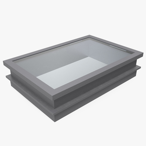 Modern Skylight Rectangle Window 3D