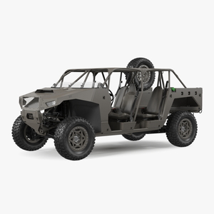 Ultra Light Combat Vehicle Rigged for Cinema 4D 3D