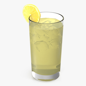 Glass of Lemonade 3D