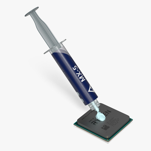 Arctic MX-5 Thermal Paste on CPU 3D