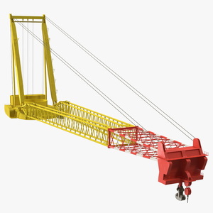 3D Crane for Floating Construction Vessel model