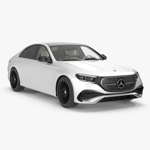 2023 Mercedes E-Class White 3D