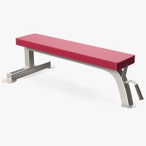 3D model Sport Bench Red