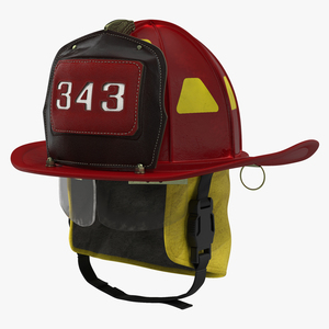 3D Fire Helmet 2 model