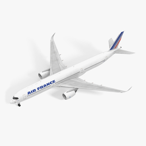 Airbus A350 1000 Air France 3D