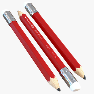 Short Pencil 3D