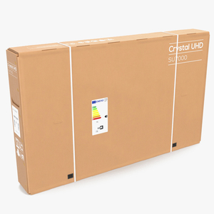 3D 85 Inch TV Moving Carton Box model