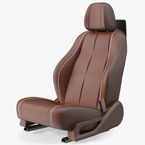 3D Luxury Car Front Seat