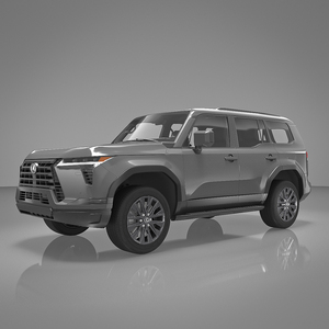 Lexus GX 550 Premium 2024 Gray Rigged 3D