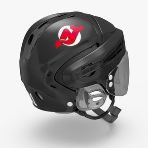 3D Hockey Helmet NJ Devils model